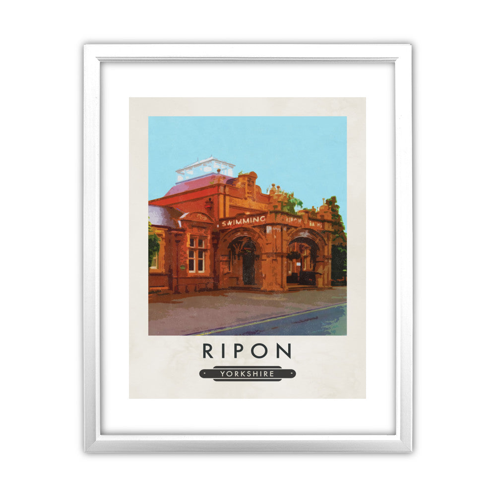 Ripon, Yorkshire 11x14 Framed Print (White)