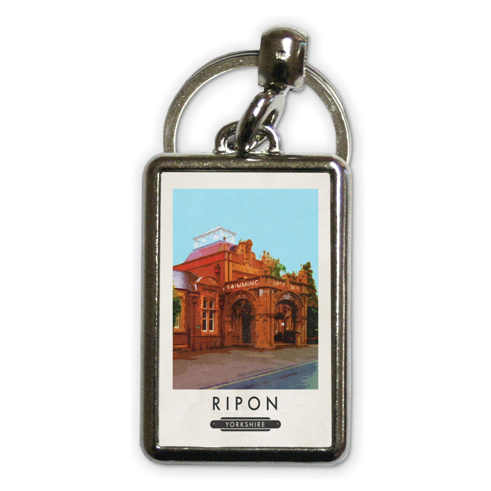 Ripon, Yorkshire Metal Keyring